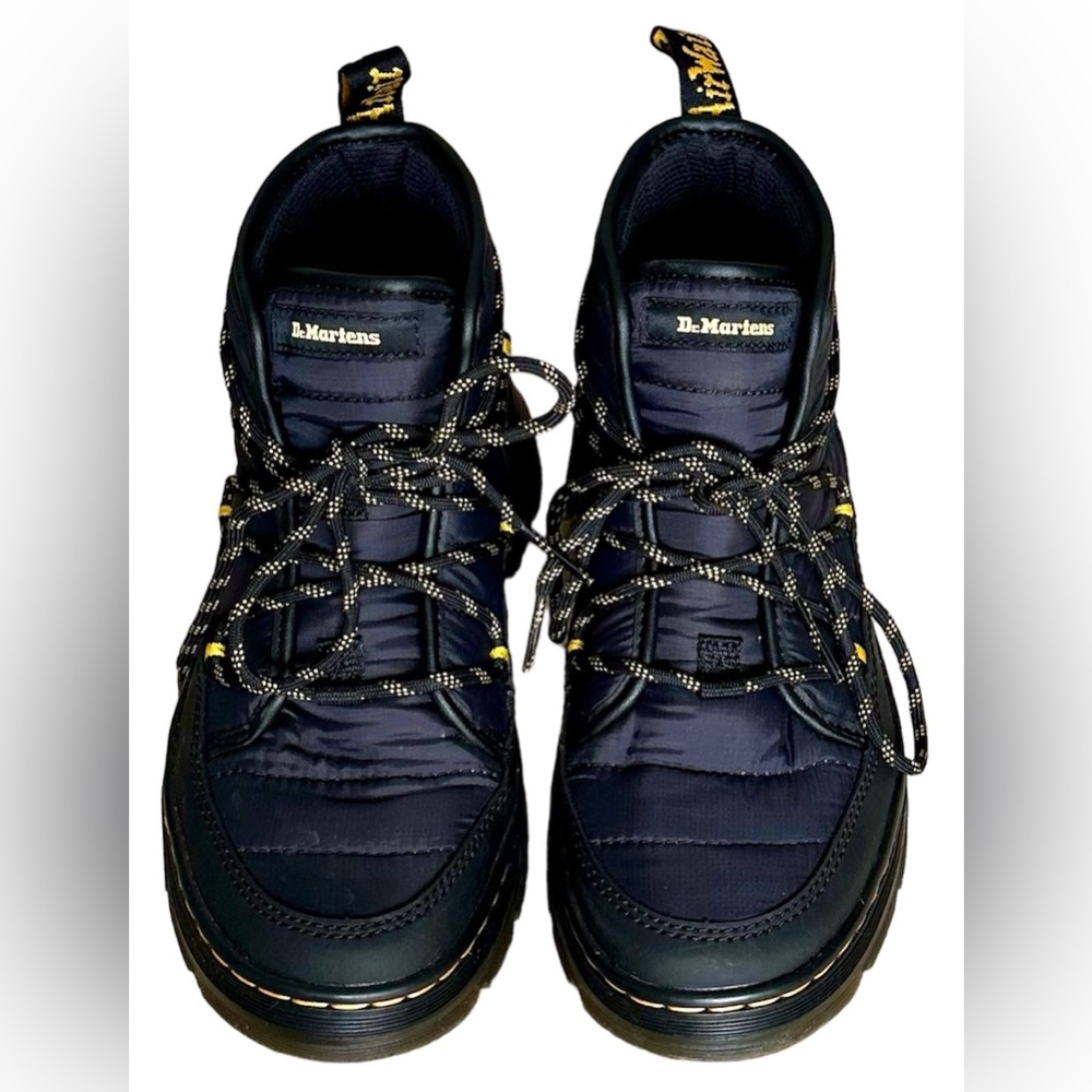 Dr. Martens Women's Combs Padded Quilted Fabric Platform Winter Booties Size 6